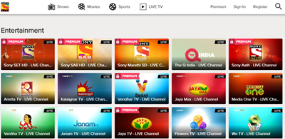 free live tv streaming sites